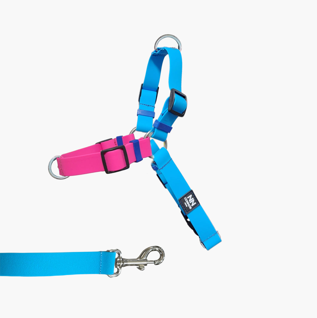 Antijalones Silicone Fresa invertido (Azul con fucsia)