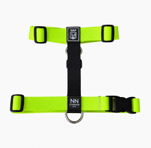 Cargar imagen en el visor de la galería, Arnés H A/N Verde neon- Negro NYLON (Producto Oficial)
