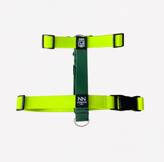 Arnés H A/N Verde Neon - Verde Antioquia SILICONE (Producto Oficial)